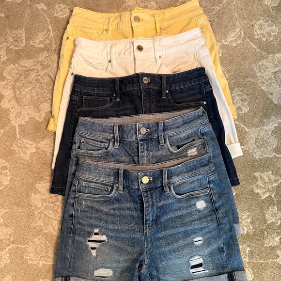 White House Black Market Pants - 💋 LOT - Five (5) Pair White House Black Market 5" Shorts, Size 2